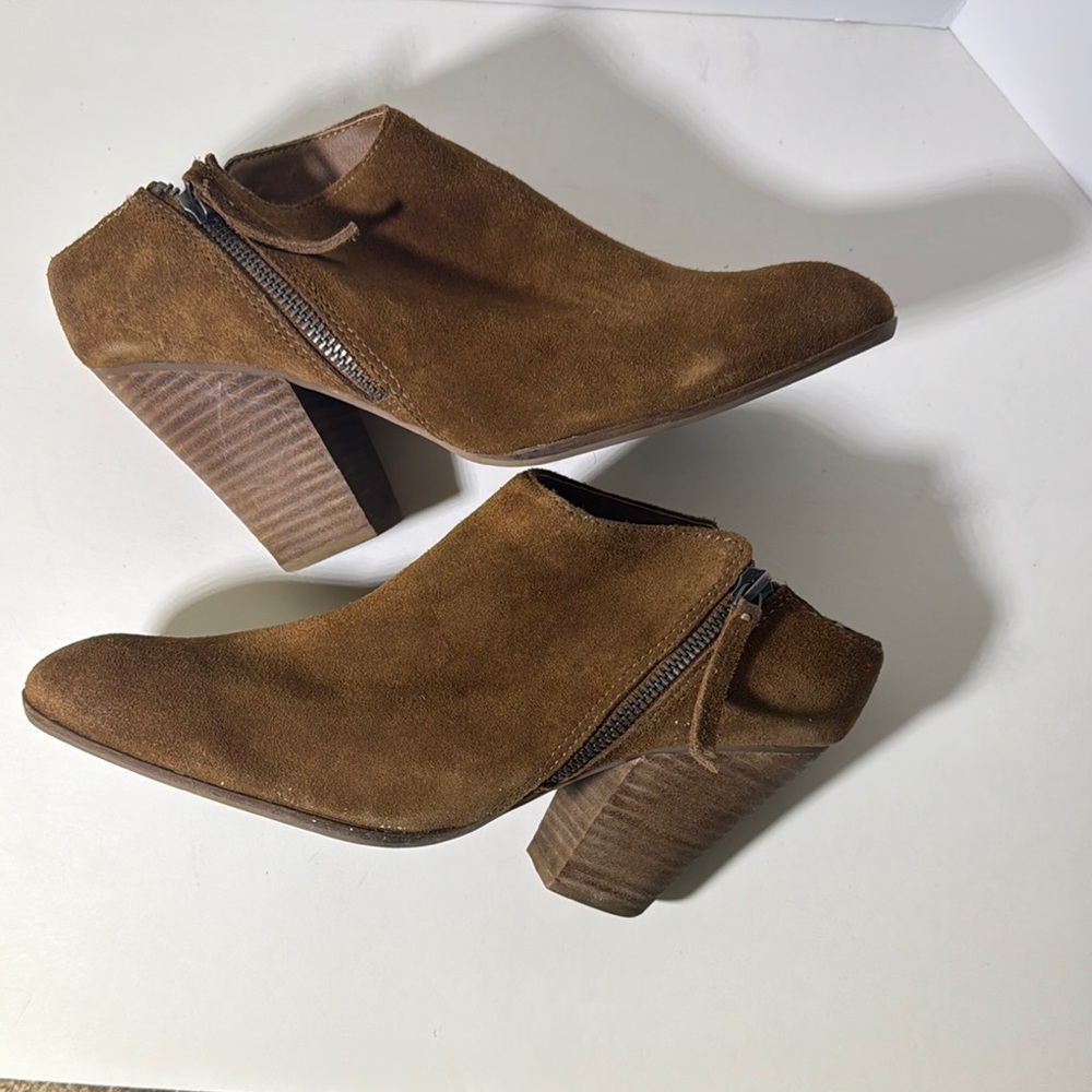 Brown Suede Ankle Boots